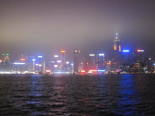 Symphony of lights over Hong Kong skyline