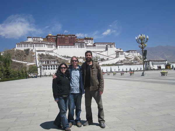 With Leo in front of the Potala Palace