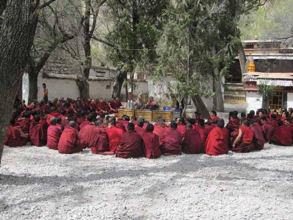 Monks meeting with the local government