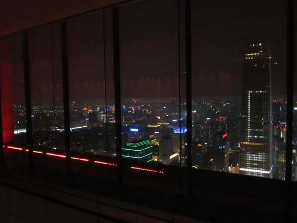 Beijing by night from the 65th floor