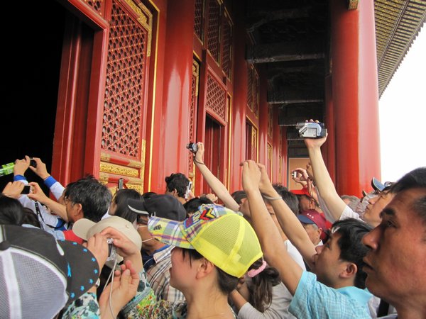 Tourists in the Forbidden City