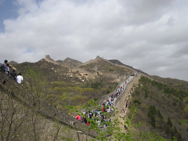 People on the Great Wall