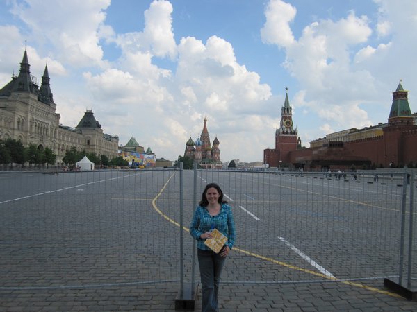 Sinead on the Red Square