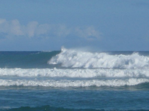 The massive waves 