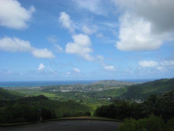 Veiw of Kailua from our hike