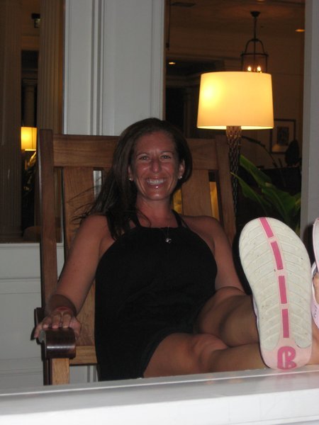 The rocking chair at the Moana Surfrider