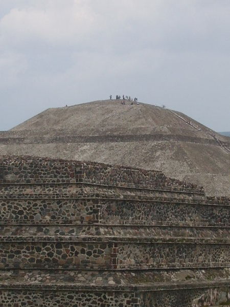The daunting pyramid of the sun
