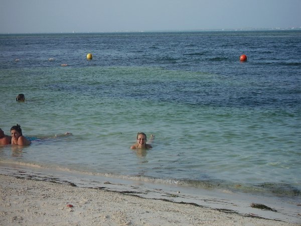 Cancun swimming