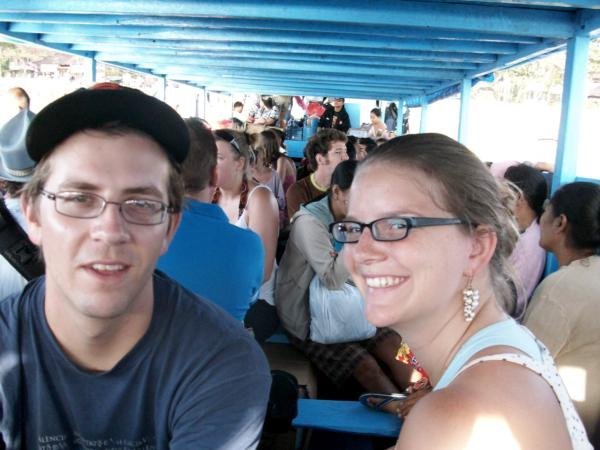 On the public boat to Lembongan