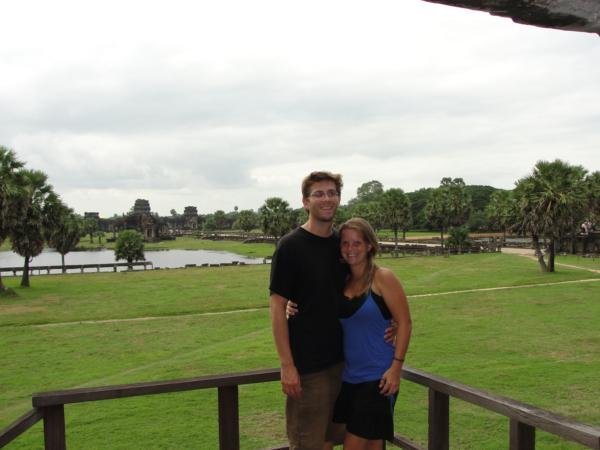 Enjoying Angkor wat