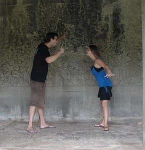 A very serious argument about Angkor's wall carvings