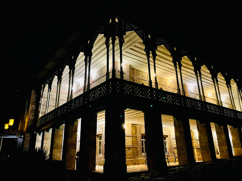 Tsinandali Museum at night