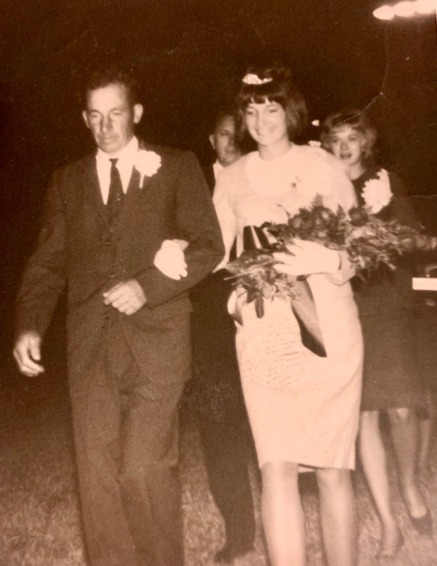 Grampy and My Aunt as Homecoming Queen