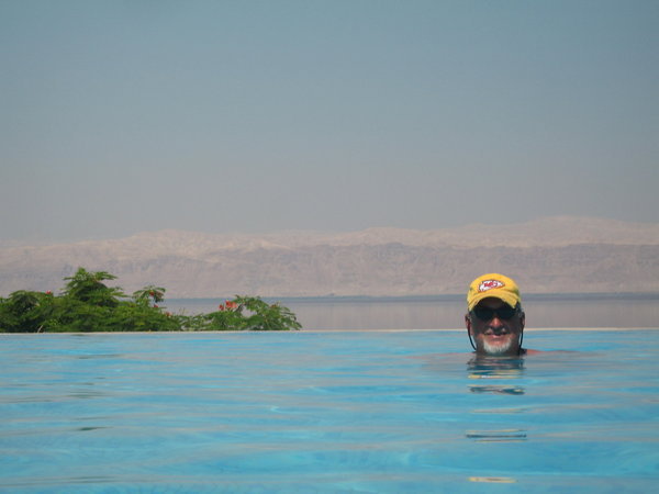 View of Israel from the Dead Sea