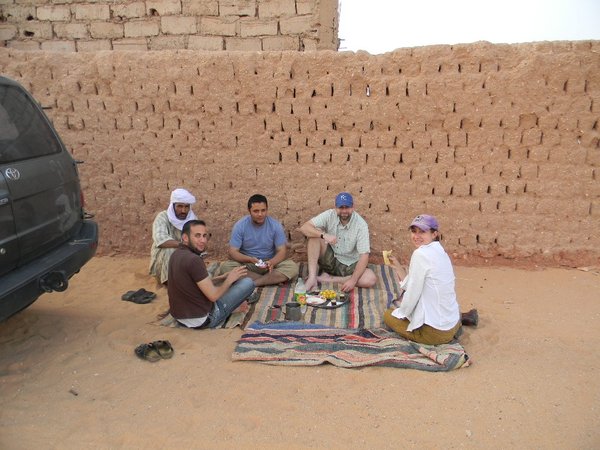 Tea at the camel herder's home