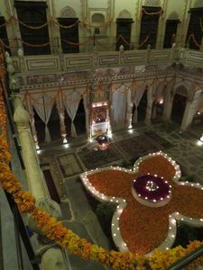Courtyard Ready for Diwali