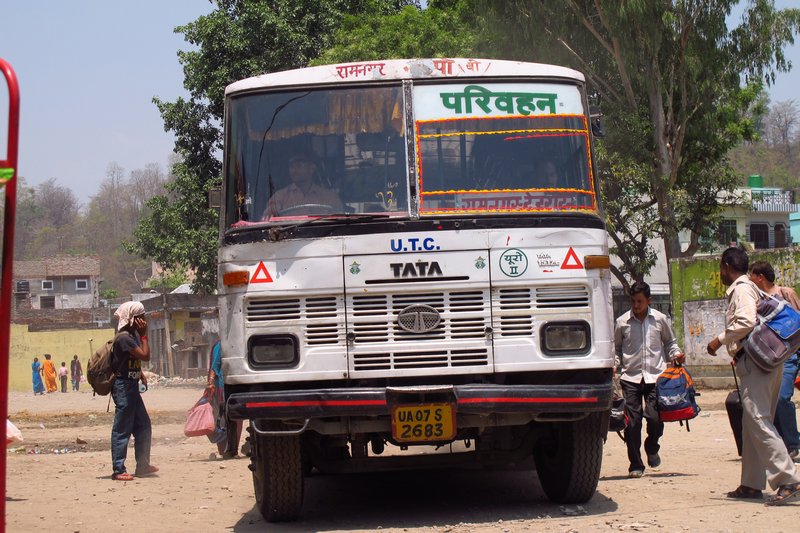 My bus to Haridwar