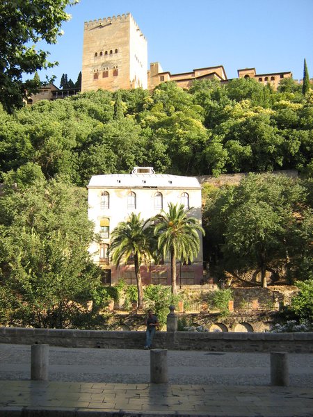 Alhambra from the Calle de los Tristes