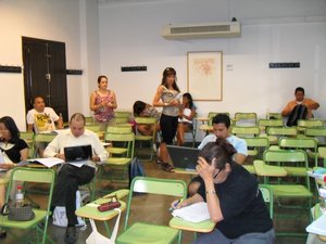 the class room