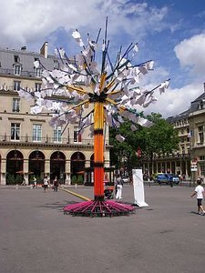 Sculpture outside Louvre