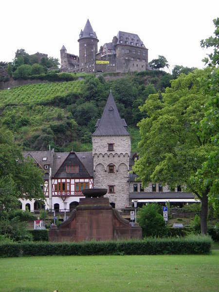 Stahlek Castle seen from Bacharach