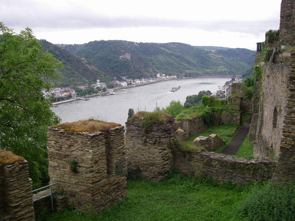 View of Rhein from Burg Rheinfels