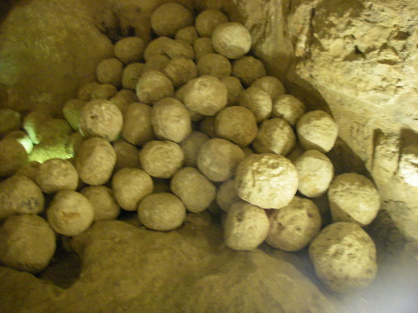 Stone cannon balls