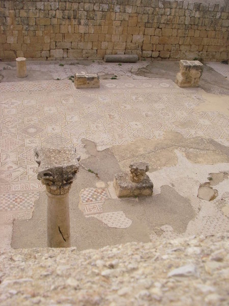 Byzantine Church mosaic floor