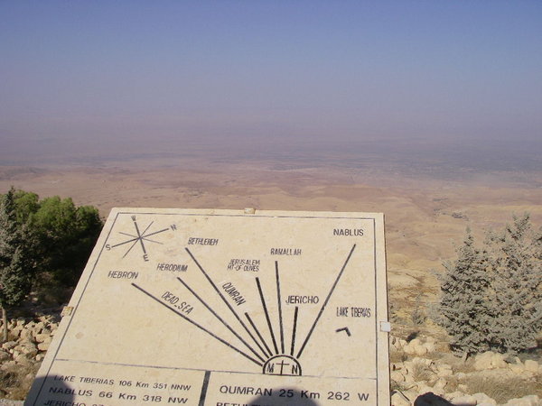 View of promised land from Mount Nebo