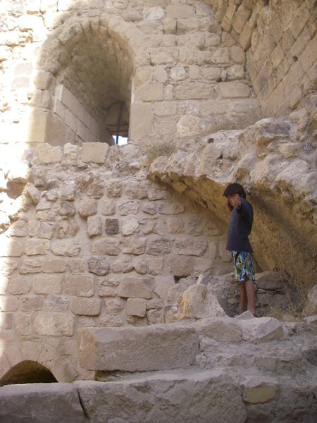 W.. as archer at Karak Castle