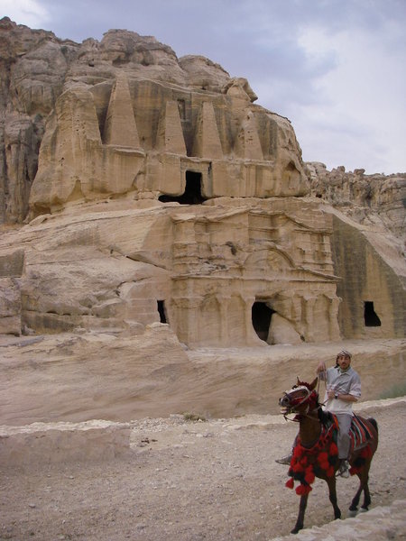 Petra entrance to Siq