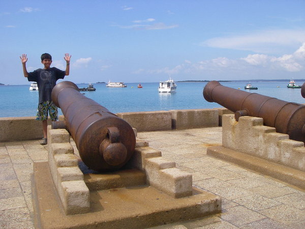 Stone Town Harbour in front of Fort