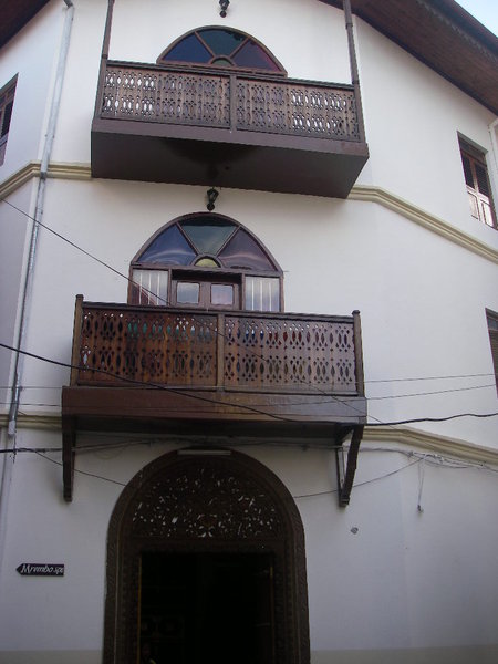 Balconies in old Stone Town