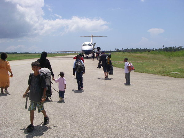Zanzibar Airport tarmac