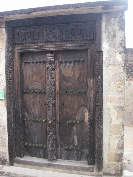 Fort Jesus doorways are similar to Zanzibar