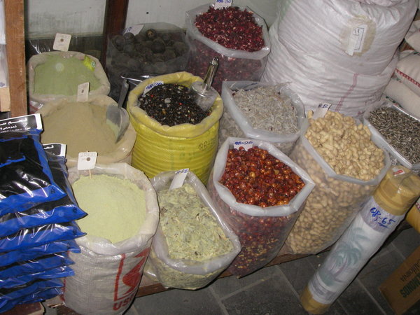 Spices for sale at Souq Waqif
