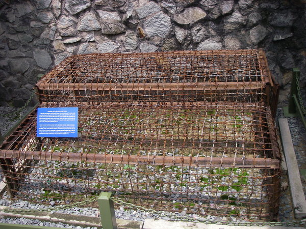 Tiger cages that held communist prisoners