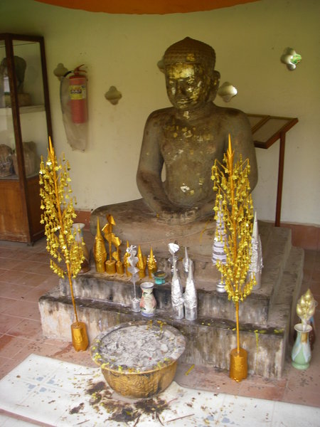 Budha out of gold leaf