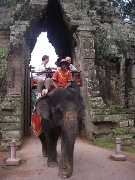 Angkor Thom South Gate Elephant