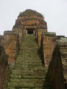 Original steep steps at Phnom Bakheng