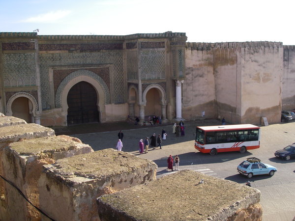 Meknes city walls