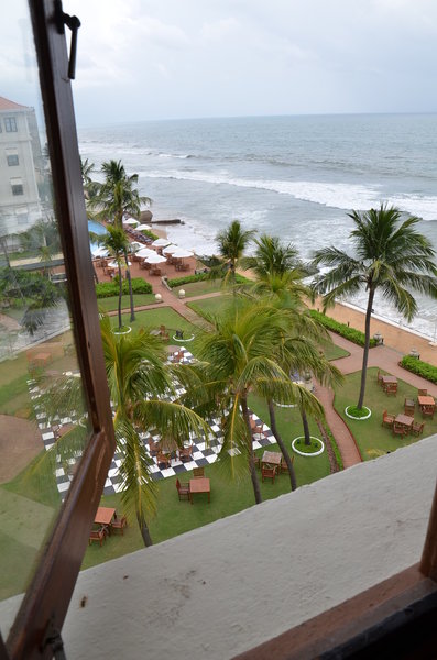 View from Galle Face Hotel room