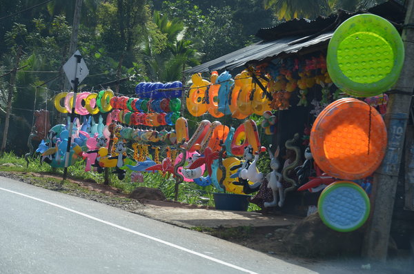 Plastic Toys by Roadside