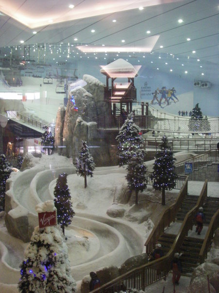 Ski Hill in Mall