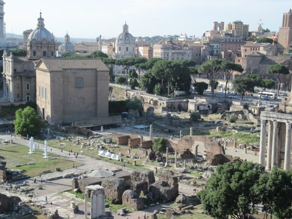 Udsigt over Forum Romanum
