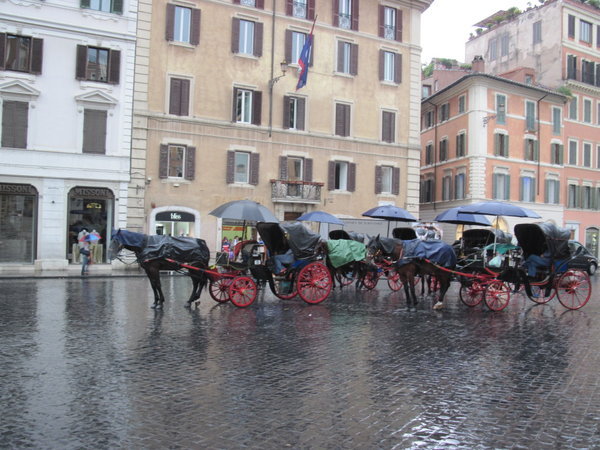 Naar det regner i Rom...