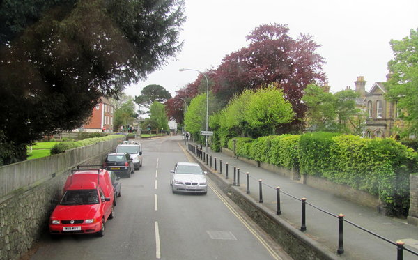 A main access road in Carisbrooke