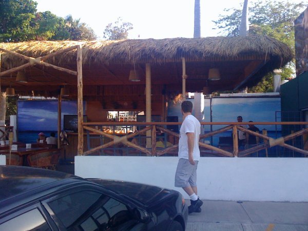 Outdoor bar in Los Mochis