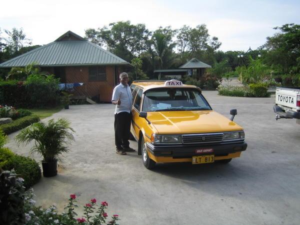 Rajendra & his taxi
