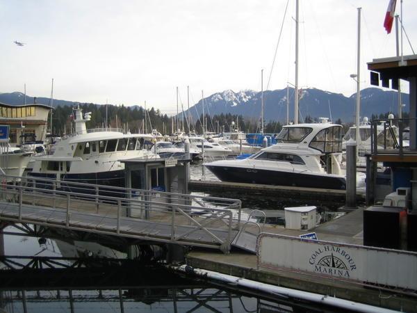 Boats in Vancouver harbour